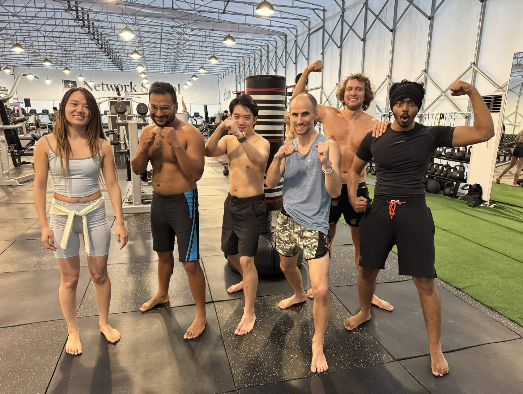 Muay Thai training
